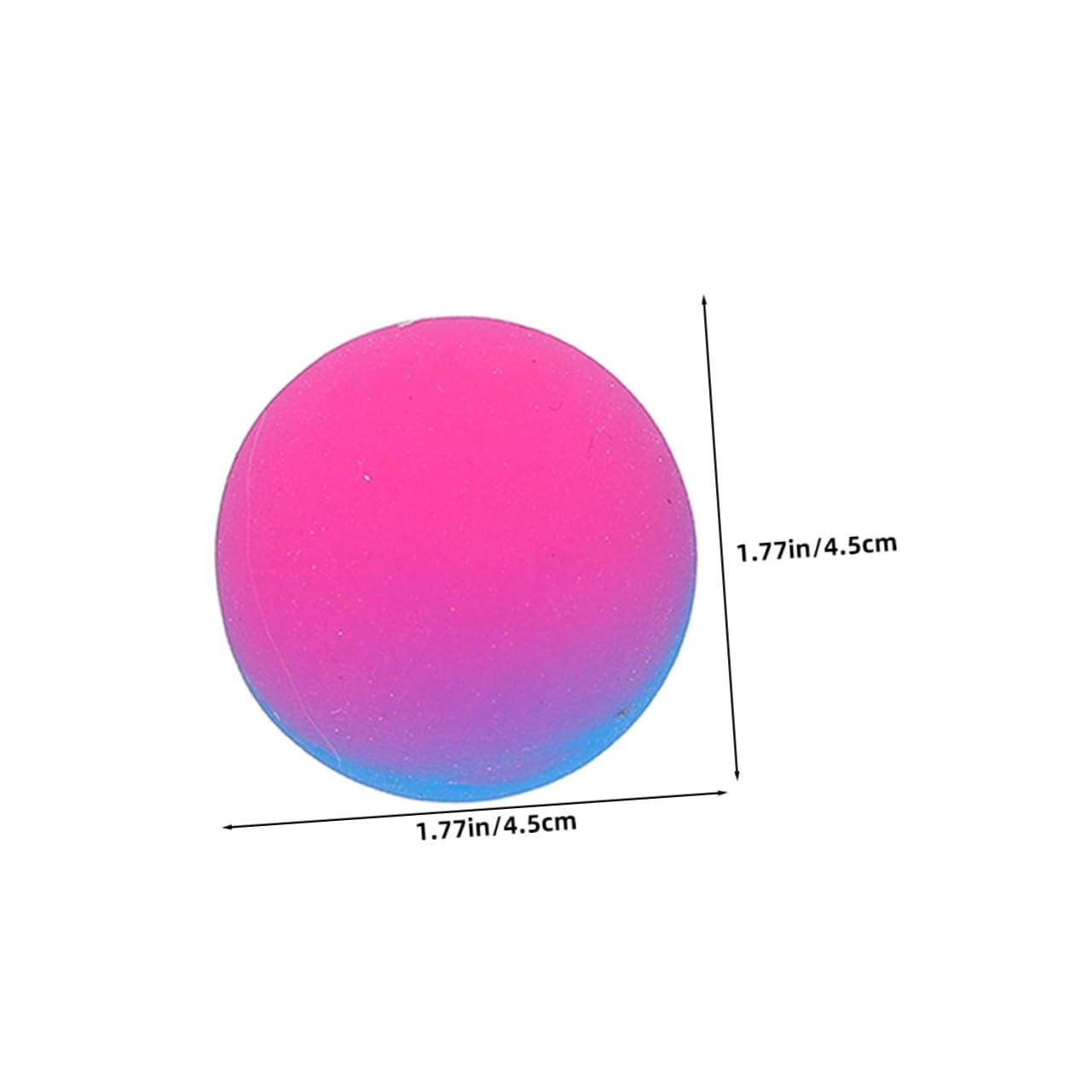 Toyvian 18 Palline di Gomma Rimbalzanti per da 45 Mm Palline Rimbalzanti Multicolori Bomboniere per Feste di Natale Parchi Giochi All'Aperto Premi Scolastici Premi in Classe