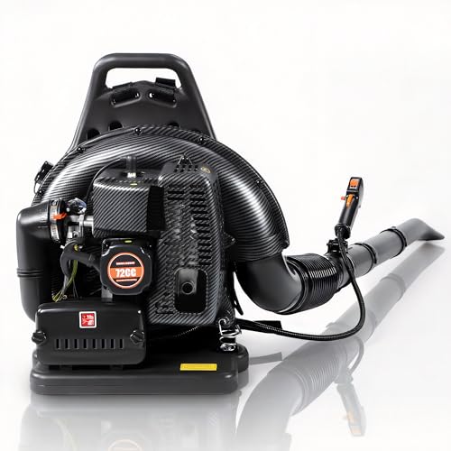Camplist 72cc Gas Power Leaf Blower, 2-Stroke Backpack Blower with 230 MPH 760 CFM, Adjustable...