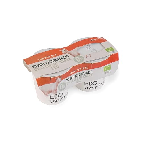 Veritas Yogur Desnatado de Cabra 2x125g ecológico