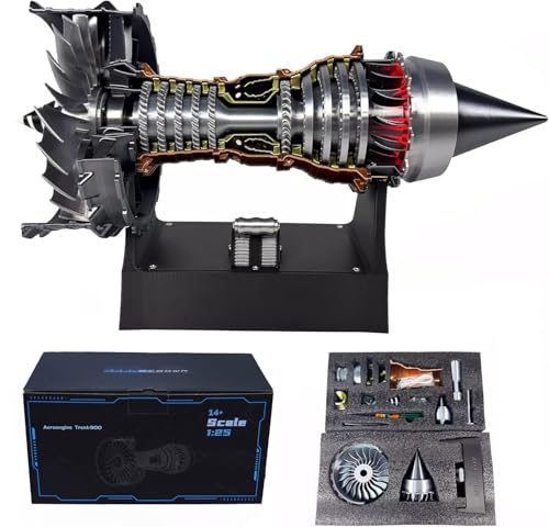 TR900 Turbofan Model Kit, Adjustable Speed Aircraft Jet Engine with LED Light, Mechanical Science...