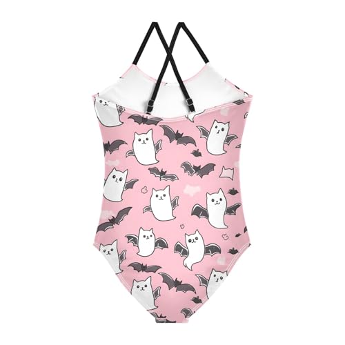 Bat Girls One Piece Swimsuits Quick Dry Beach Swimwear Bathing Suit2