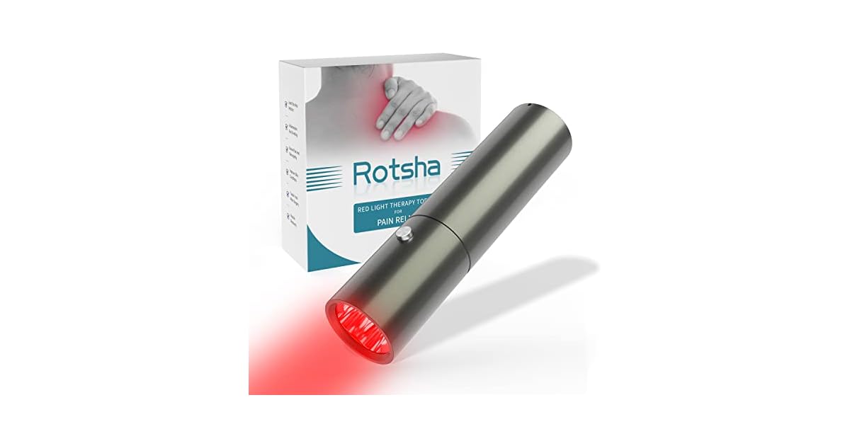 Rotsha 3in1 Red Light Therapy Torch for Pain Relief only 34.99