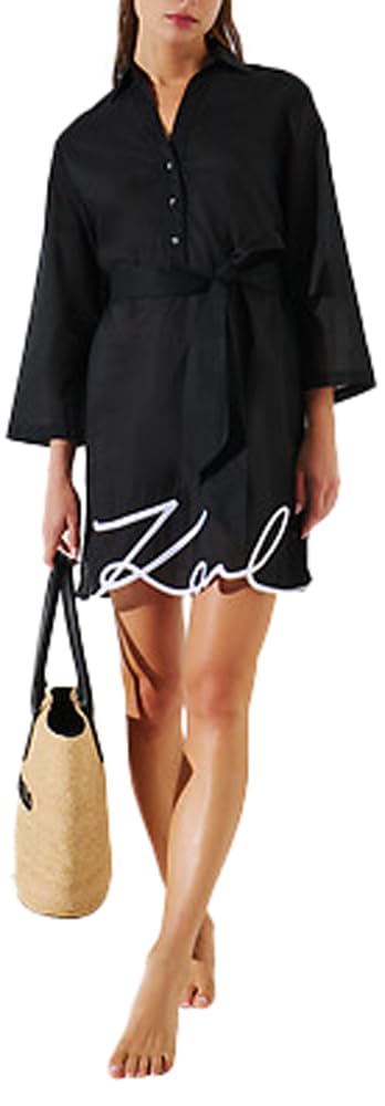 KARL LAGERFELD Sukienka na co dzień Kobiety Karl Dna Signature Beach Dress