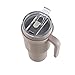 REDUCE 40 oz Stainless Steel Tumbler with Handle - Dual-Wall Vacuum Insulated Travel Mug, Sweat-Proof Lid & Reusable Straw - Keeps Drinks Cold for 24 Hrs, Fits Cupholders, Dishwasher Safe - Sand