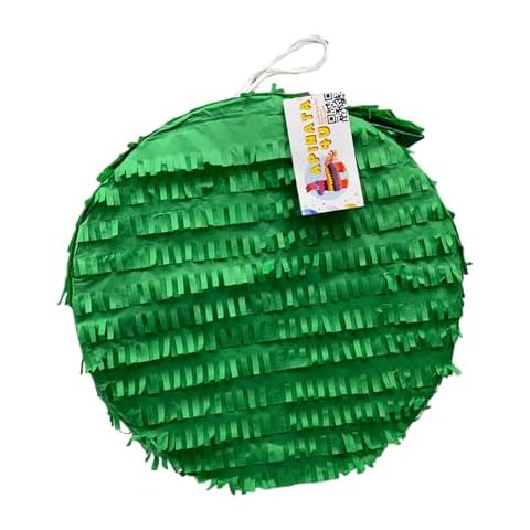 APINATA4U 16" Round Blank Pinata Green Color Great to Create your Own Pinata Cover