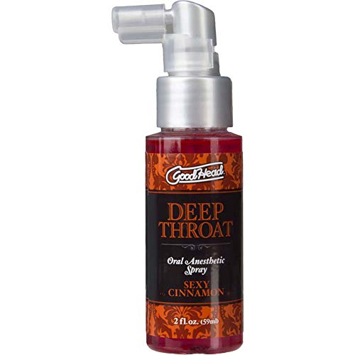 Give Great Head with This Desensitizing Deep Throat Spray! - Numbs Your Gag Reflex so You Can Take All of Your Partner! (Sexy Cinnamon)