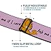 Garfield Belt, Seatbelt Buckle Belt, Garfield Ask Me If I Care Pose Pink, 30 to 44 Inches