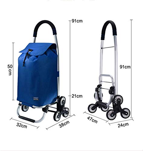 SENWEI Multifunktions-Einkaufstrolley mit Kordelzug, leicht, faltbar, wasserdicht, große Kapazität, Braun – Bild 3