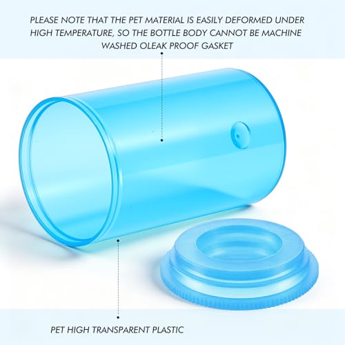 Image of Jovitec 100 Pcs Plastic Film Canister Holder 35 mm Empty Camera Reel Containers Storage Containers Case with Lids for Small Accessories Fish Hook Film Beads(Blue)