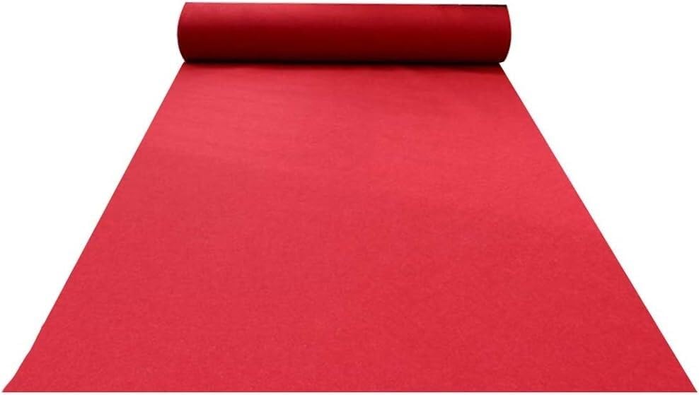 Tapis d'allée rouge 1,5x20m pour cérémonie de mariage et événement en plein air
