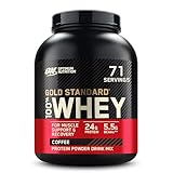 Optimum Nutrition Gold Standard 100% Whey Protein Powder, Coffee, 5 Pound