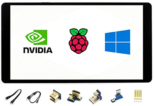 Image of waveshare 5.5inch HDMI AMOLED Display 1080x1920 Resolution Capacitive Touch Screen with Toughened Glass Cover 6H Hardness for Raspberry Pi 4B /3B+ /3B /2B /Zero /Zero W and Jetson Nano,PC,Multi Systems