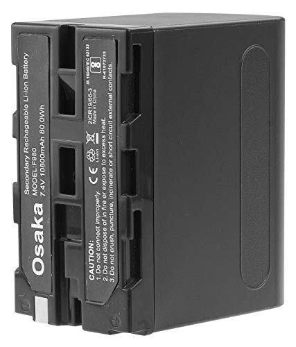 Image of Osaka Camera Battery F980-B Capacity 10800 mAH 7.4V Voltage