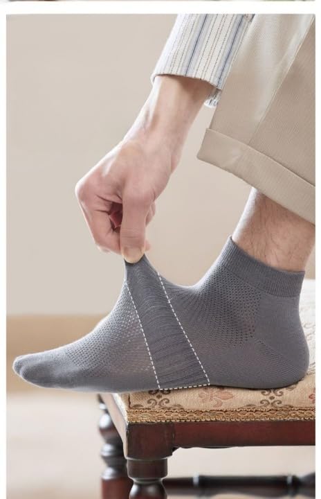 Celary Unisex Anchor Length Cotton Socks 5-Piece Combo - Image 4