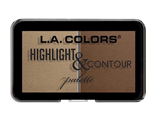 L.A. Colors Highlight and Contour Palette - Medium to Tan, Multi ...