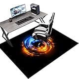 Tkuhknag Tapis pour Chaise de Bureau Tapis Bureau Sol Protection Sol Chaise Bureau Tapis Chaise Gaming Antidérapant Protection de Sols Durs 60 x 70 cm Protège Parquet Protège Sol sous Chaise