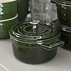 Staub Cast Iron 0.25-qt Mini Round Cocotte - Basil