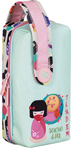 Multiestuche Escolar Tandem Tokio Girl | Estuche Escolar Grande Multiportatodo de Doble...