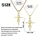 DS Faith Cross Necklace for Women-18K Gold Plated stainless steel Christian Bible Verse Crucifix Pendant Necklaces| Religious Jewelry Gift for Mom,Sister& Friend (Mother's Day, Birthday)-Gold-Faith