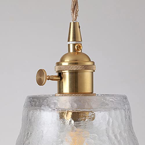 Mini luz colgante de vidrio para barra de cocina americana y mesitas de noche modernas 3