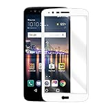 Explosion-Proof Anti-Scratch Bubble-Free Full Coverage Tempered Glass Screen Protector Flim Compatible with Boost Mobile/Virgin Mobile/Sprint LG Stylo 3 LS777 Phone