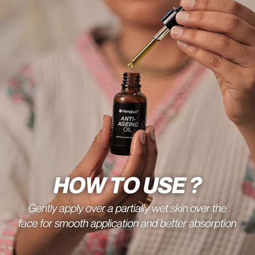 Image of Anti-Ageing Oil 30 ml | Hydrates & Plumps skin I Controls Wrinkle & Hyper Pigmentation | Fades Age Spots | With Natural Collagen Boost | Exfoliating | With Bakuchi Oil | 100% Plant Based