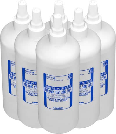 Enagic Kangen Leveluk Electrolysis Enhancer Fluid (6 Bottles) 400ml Each