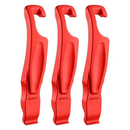 Bicycle Tire Levers 3 Pack - Ultra Strong Tire Removal Tool for Road or Mountain Bike Tires.