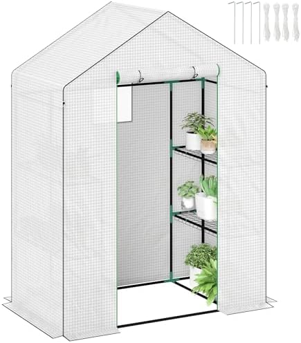 Outsunny Invernadero de Exterior Invernadero Pequeño de 3 Niveles...