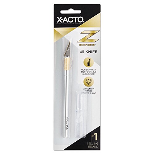 X-Acto Precision Utility Knife Metal Silver 9.0 inches Aluminum Handle Z-Series #1 Includes Safety Cap - Thumbnail 4