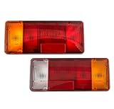 Lot de 2 feux arrieres, côté gauche et côté droit compatible avec I v e c o Daily de 1990 à 1999, F I a t Ducato de 1999 à 2014, P e u g e o t Boxer de 1996 à 2014, R e n a u l t Master, Mascott