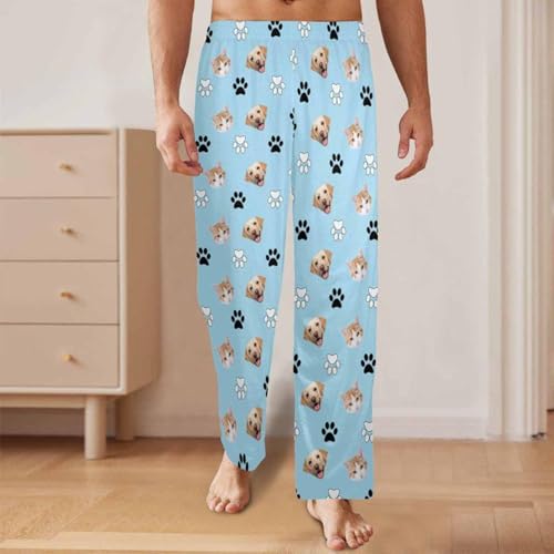 GABITA Personalized Pants with Photo, Custom Dog Cat Face Funny Gift Men Women Family Friends2