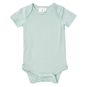 KYTE BABY Short Sleeve Unisex Baby Bodysuits Made from Soft Bamboo Rayon Material