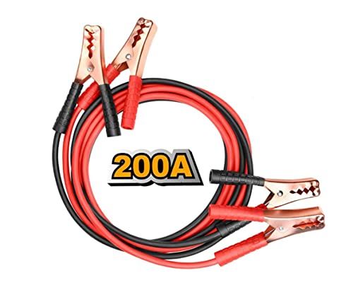 kippen 4009A - Coppia cavi per batteria 200 Ampere, lunghezza 2,50 mt.