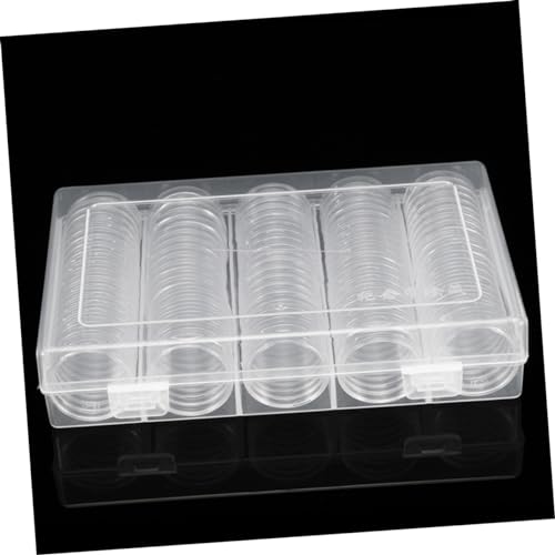 Caja organizadora transparente para monedas, set 101 piezas miniatura 3