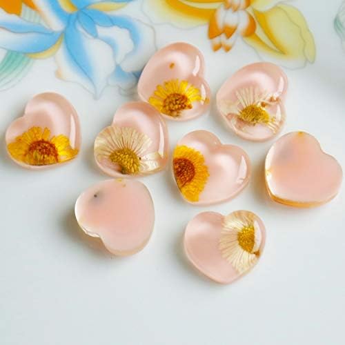 Miniatura 6 de 4 estilos de resina gema corazón cuadrado cristal esférico resina epoxi molde DIY fabricación de joyas hallazgos herramientas suministros accesorios