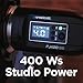 Westcott FJ400-SE Studio Strobe 400Ws (110V) Bundle with Flash Trigger for Sony Cameras, 1x3 Softbox, 40-Degree Egg Crate Grid for ClickBox with Travel Case (4 Items)