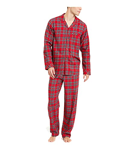 Family Pajamas Men's Matching Brinkley Plaid Family Pajama Set, Brinkley Plaid, Medium