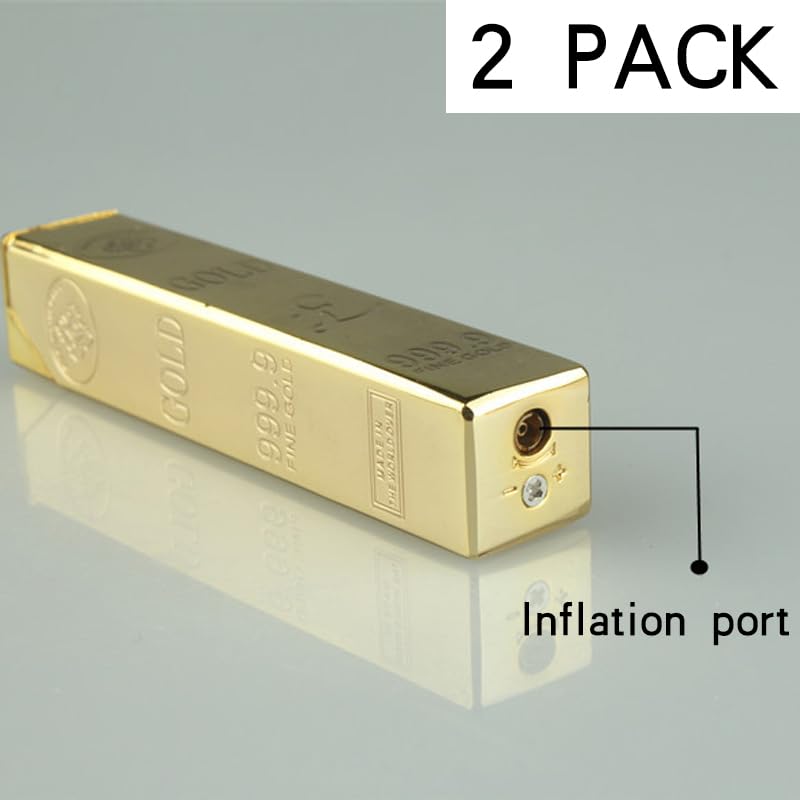 Encendedor Jet Torch Dorado Ajustable Pack 2 miniatura 5