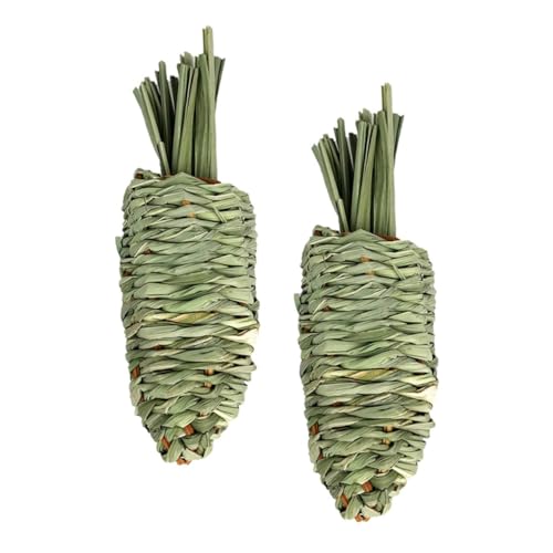 TOBBOMEY 2pezzi Molar Radish Per Conigli Roditori Forniture Masticabili Per Criceti e Cavia Colori Casuali