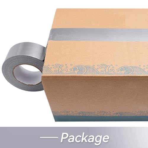 Image of Reniteco Silver Duct Tape- 2 inches x 45 Yards, Waterproof & All-Weather, No Residue, UV Resistant, Heavy Duty for Car, Home & Outdoor Repairs, 1 Roll