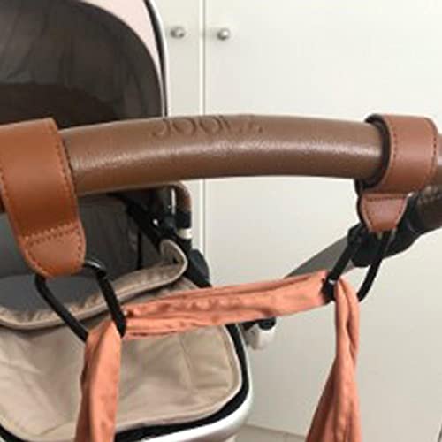 Ganchos organizadores para carrinhos - Clipes de ganchos de carrinho de bebê de couro | Ganchos mult