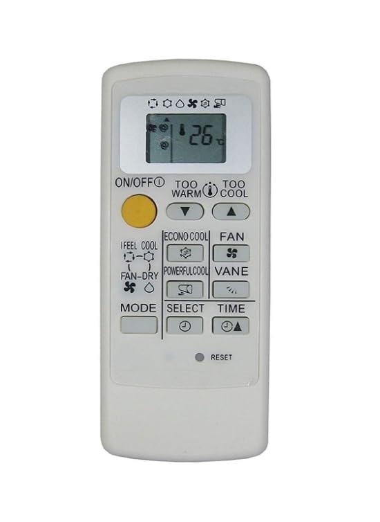 gmq air conditioner remote compatible with mitsubishi split ac remote control [ compatible with mitsubishi ac remote ] white