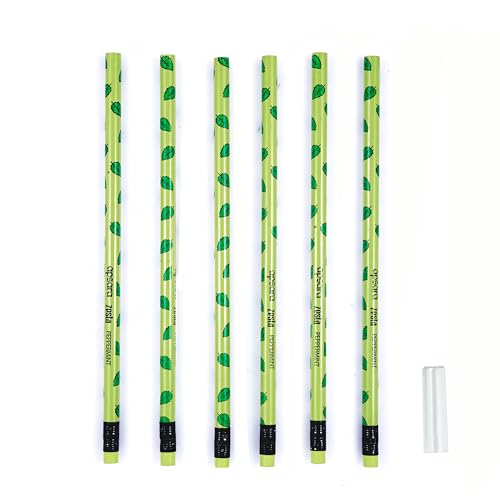 Image of Apsara Zesta Scented Pencils | Tropical Orange, Candy & Peppermint 3 Unique Fragrances | Eraser Attached & Pencil Cap Included, Pack of 18
