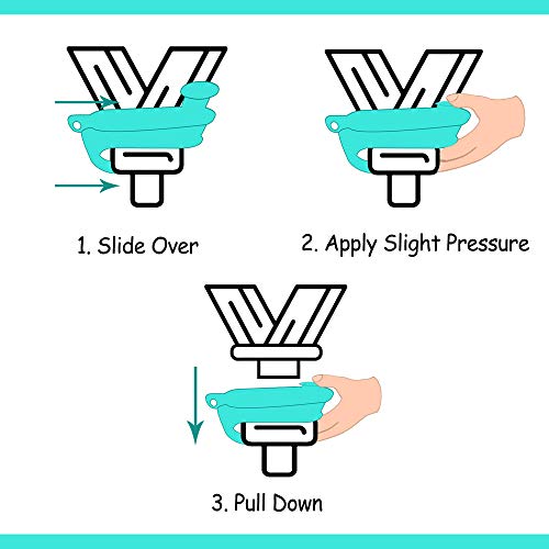 image for Allinko Professional Car Seat Key - Seat Belt Buckle Release Tool with