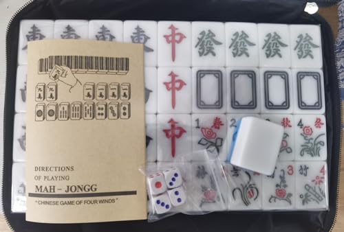 Set Clásico Mahjong Chino con 146 Fichas Azules miniatura 7