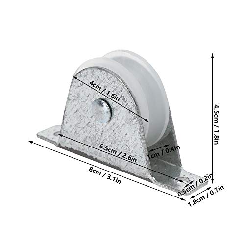 Ruota puleggia Scala, Ruota 4 Pezzi con Staffa per...