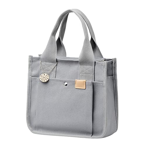 Sac messager en toile anti-perte d'objets grand fourre-tout transparent unisexe