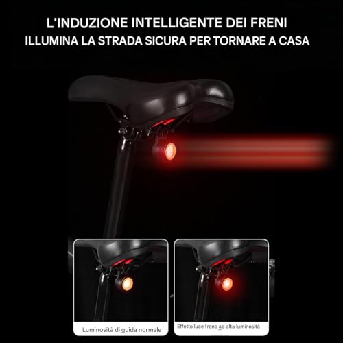Luces traseras para bicicleta que evitan riesgos gracias al imán LED 5
