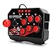 PUSOKEI Retro Joystick Fighting Stick Gaming Controller,6 Runde Taste,Universal Arcade Fight Stick Game USB-Kabel für PS3 PS4 Switch PC